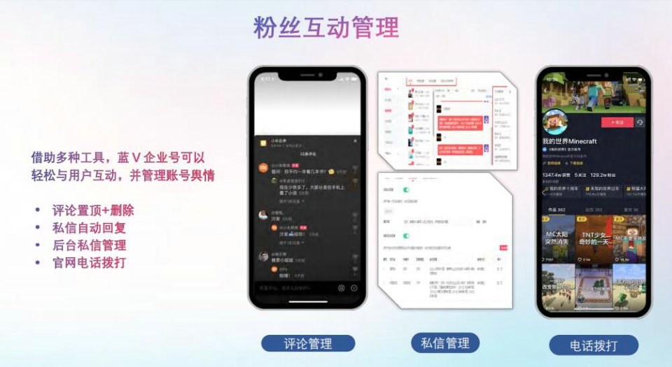 抖音企业号蓝V认证粉丝互动管理